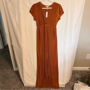 Baltic Born Athena Pleated Maxi Dress